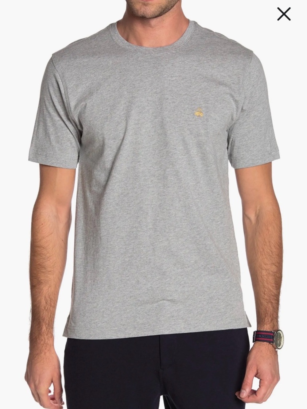 Brooks brothers grey tee shirt
